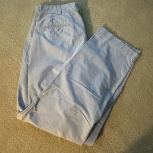 Vintage Polo by Ralph Lauen 100% Cotton Powder Blue Straight Leg Pant Size 35/32
